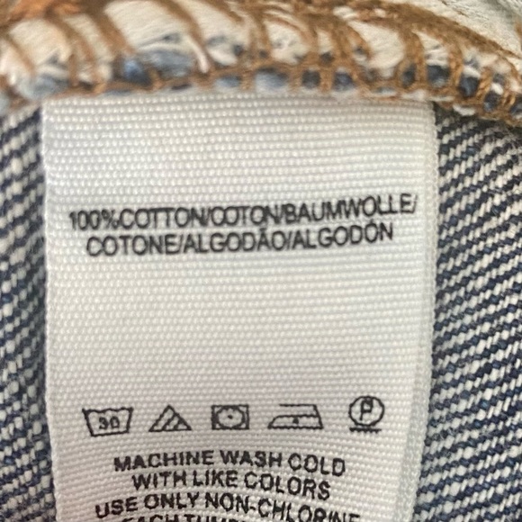 Free People Rock Denim Uptown Shorts Sz 31 Harbour Cutoff Shorts Distres… - Picture 10 of 10